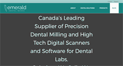 Desktop Screenshot of emeralddental.com