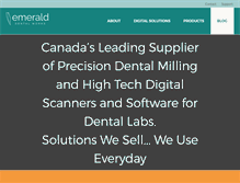 Tablet Screenshot of emeralddental.com